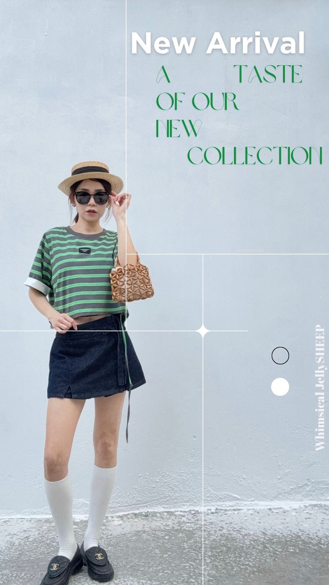 🌴⚪️🖤準備出國的心情－條紋黑標造型綁帶上衣M-A616