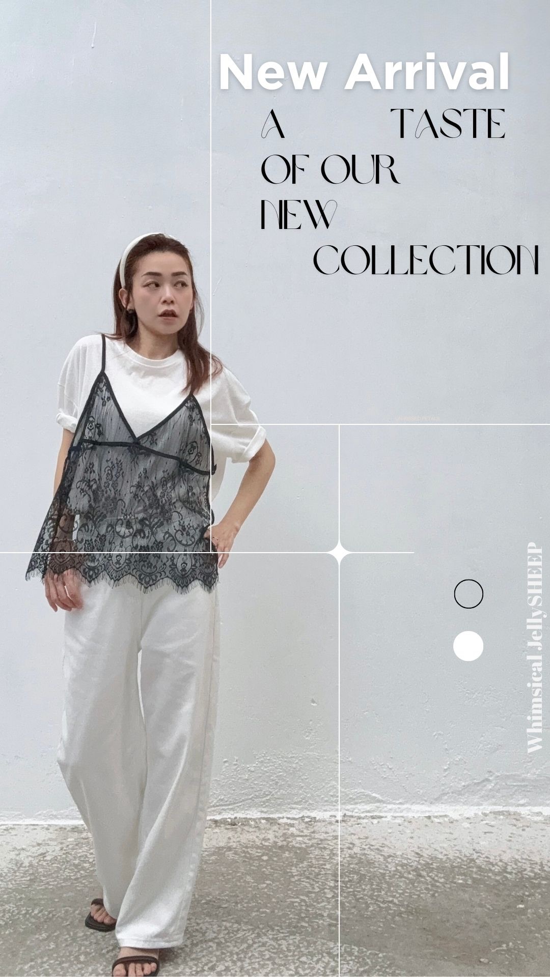 ⚪️白ｔ的高級感-蕾絲拼接假两件式棉ｔｅｅ（正韓）