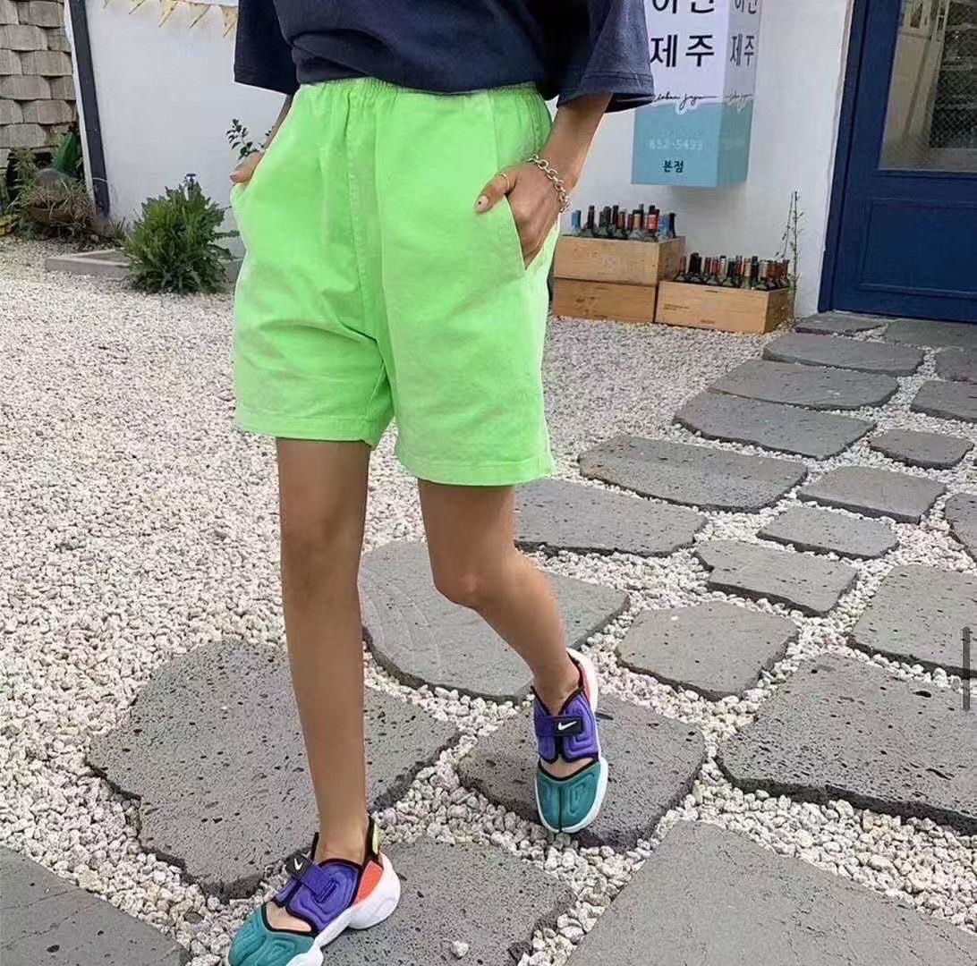 夏天就是要穿糖果色－正韓五分棉質短褲