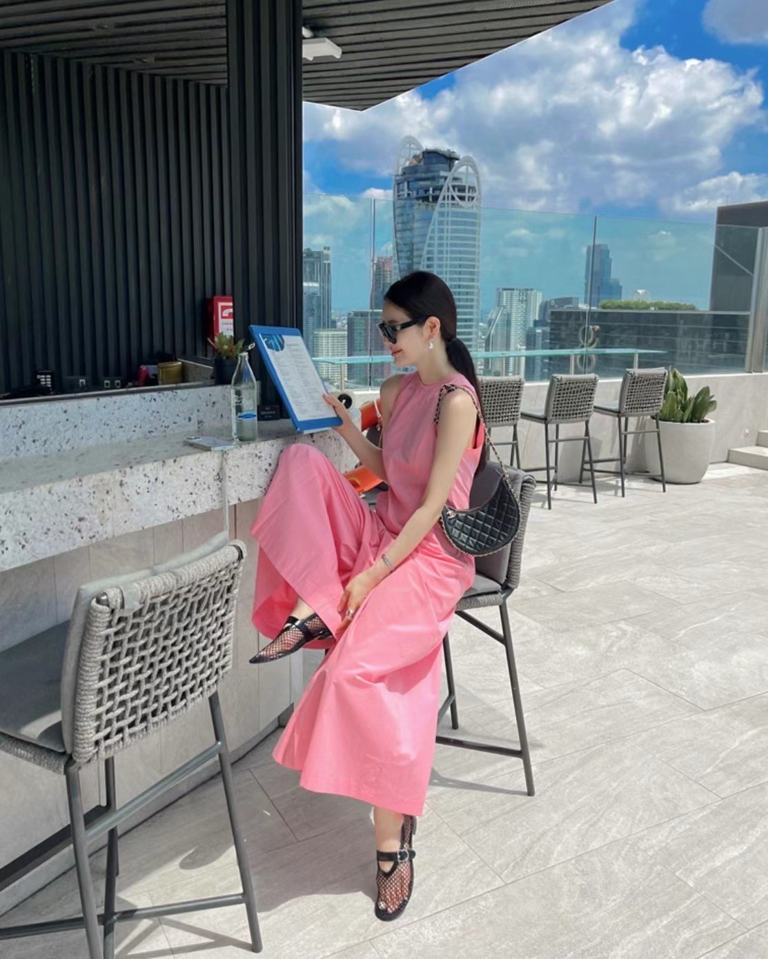 🇰🇷韓國選品-棉質透氣連身褲裙