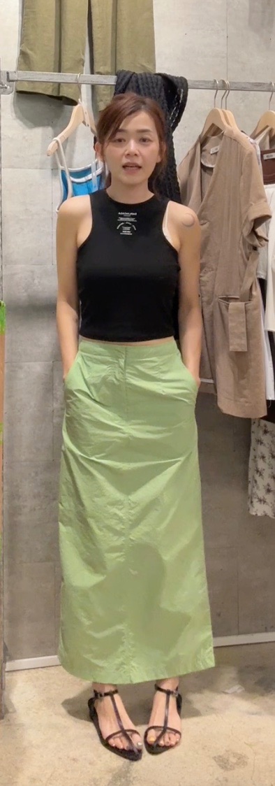 🇰🇷韓-春日圓舞典S03蘋果綠工裝後開x長裙
