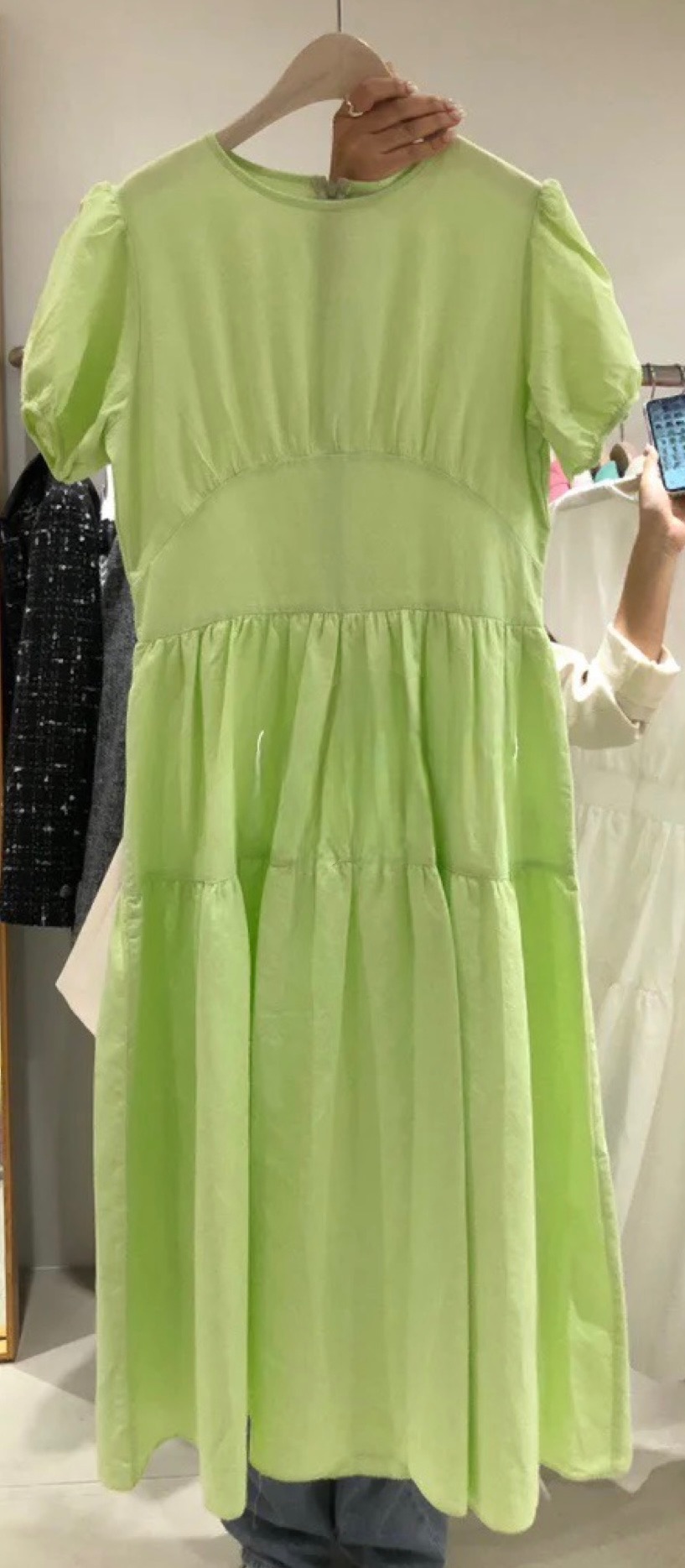 🇰🇷韓-D04🌴遇見夏天一抹綠－蛋糕長洋