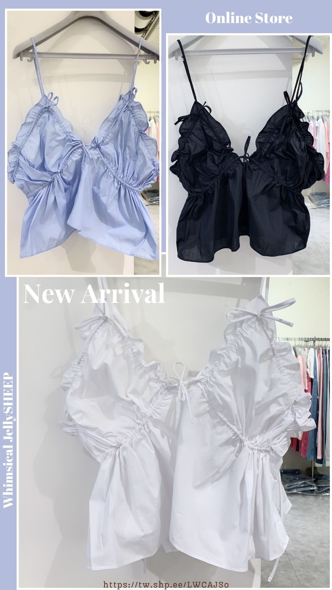 Chic女孩蝴蝶結造型上衣-sp