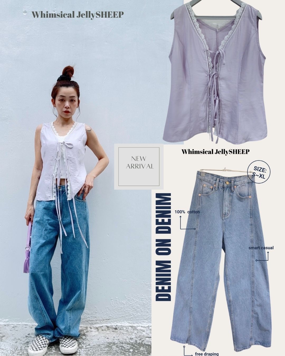 𝒟𝒶𝒾𝓁𝓎 𝒰𝓅𝒹𝒶𝓉𝑒-法式蕾絲拼接綁帶背心SP-A0468