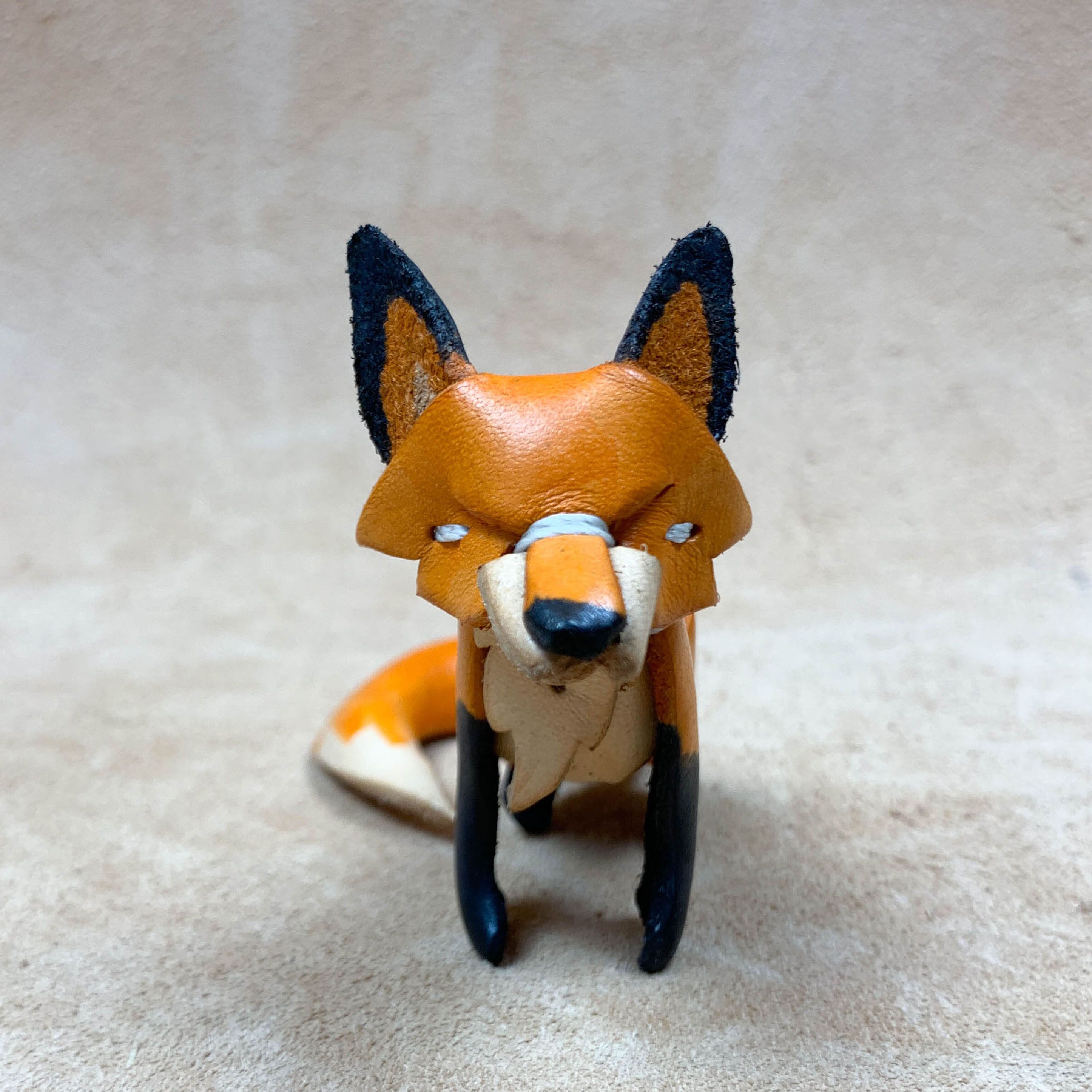 動物森林-狐狸-真皮植鞣 吊飾 動物造型