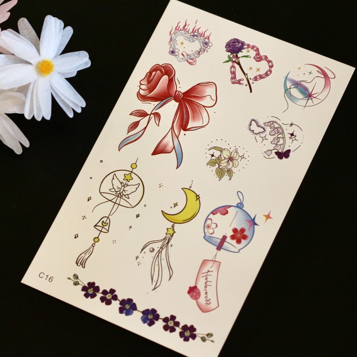 小清新原創《彩色紋身貼》🌼