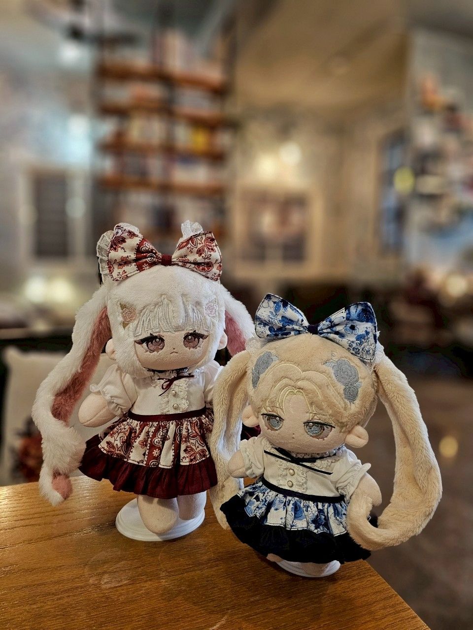 棉花娃衣 💌 信箋•紅墨／信箋•藍墨