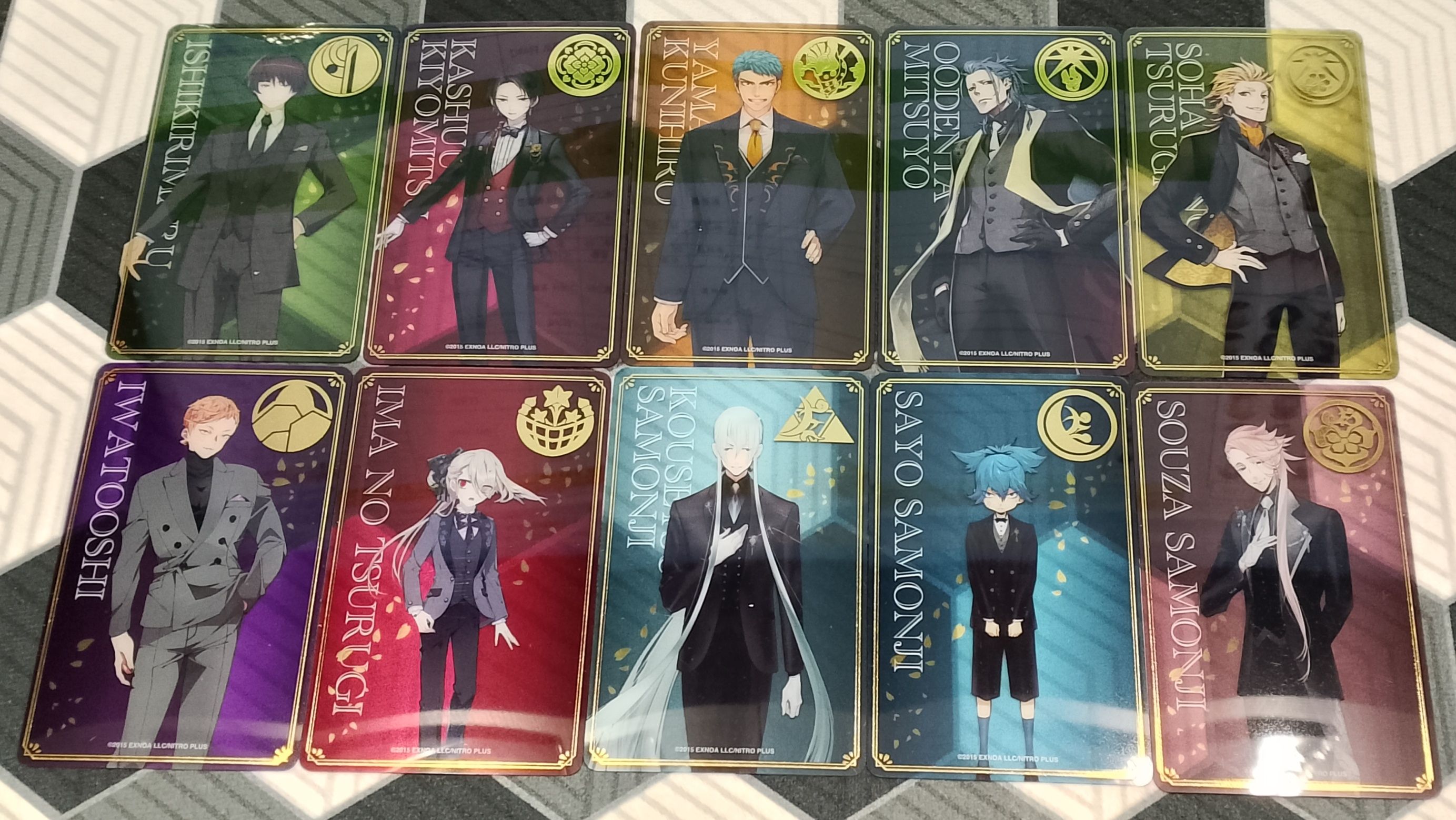 刀劍亂舞 大本丸博 2025 燙金小卡