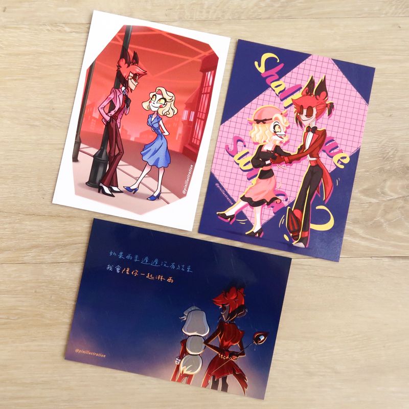【Pin】Hazbin Hotel - Charlastor明信片 - 共三款