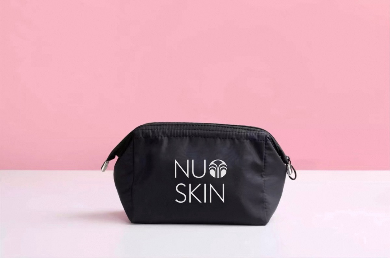 NUSKIN如新專業週邊nuskin洗漱包旅行收納防水大容量化妝包