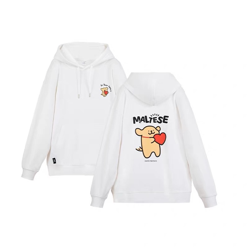 （預購14-30天）小狗春季連帽衛衣