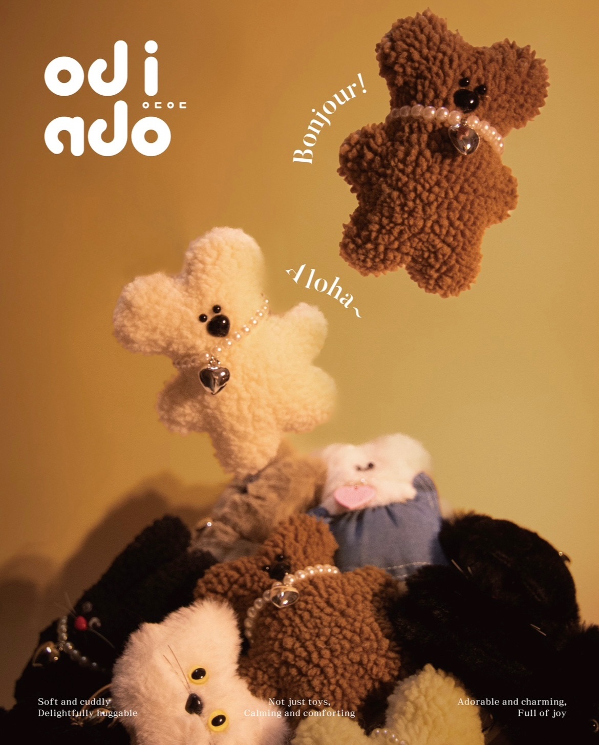 現貨｜ODIADO韓國代購 療癒可愛娃娃吊飾