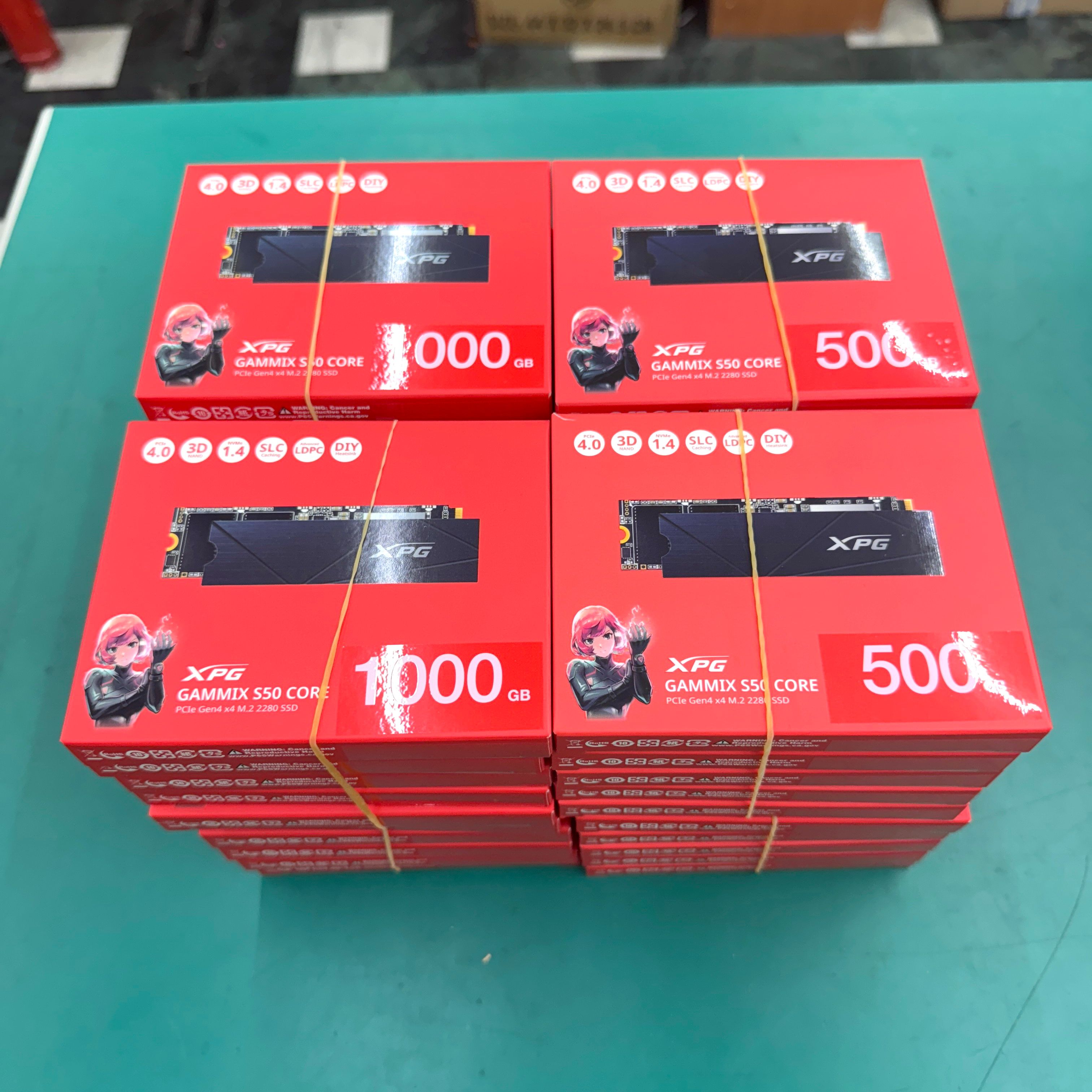 全新威剛 M2 GEN4  XPG S50 500G 1T SSD