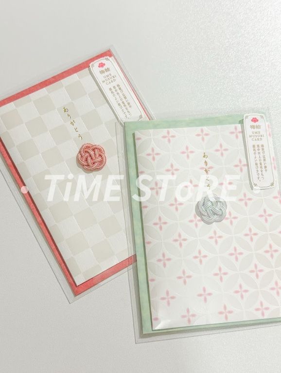 • 𝙏𝙞𝙈𝙀 𝙎𝙏𝙤𝙍𝙀 •  日本正版現貨 ✈️  銀座 伊東屋 卡片 謝卡 繩結卡片
