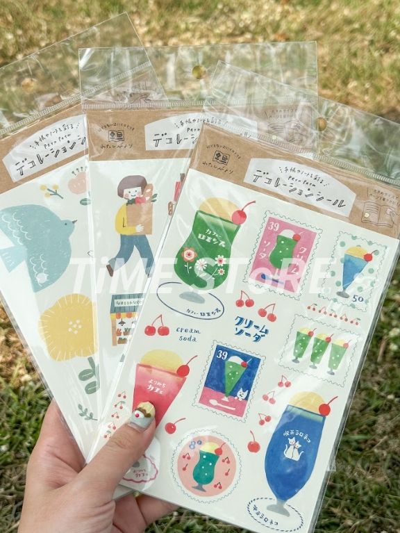 • 𝙏𝙞𝙈𝙀 𝙎𝙏𝙤𝙍𝙀 • 日本正版現貨 ✈️ 大阪 文具店 貼紙 手帳貼紙