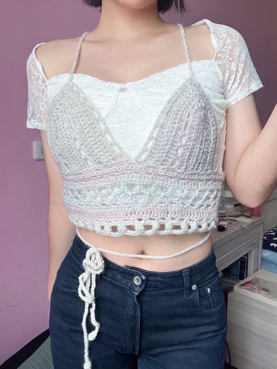 仙女穿的綁帶背心