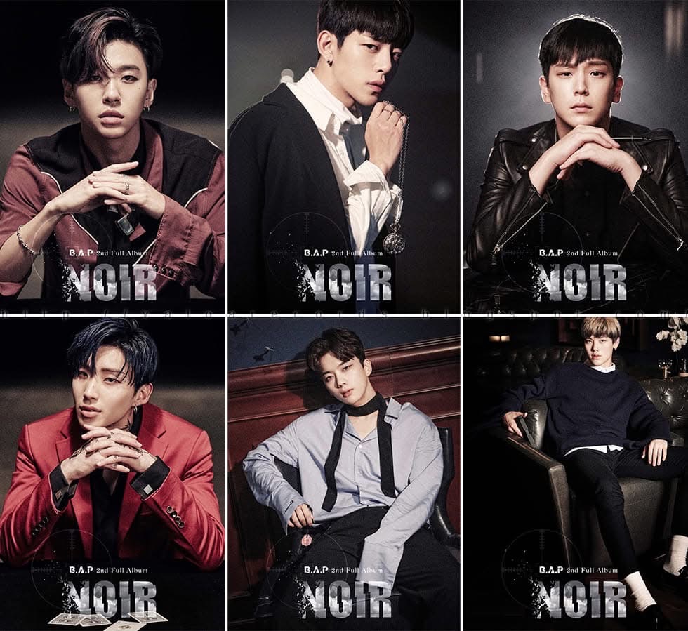 B.A.P NOIR 2nd Full Album（普通/容國/鐘業）附大小卡