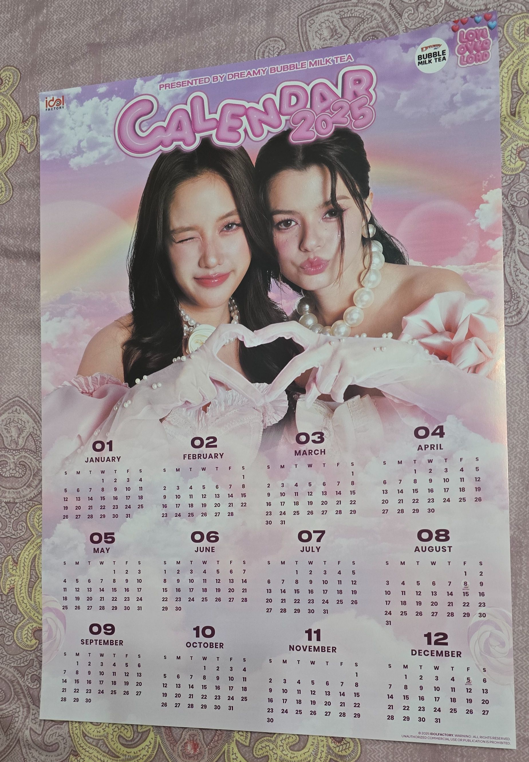 330年曆（海報桶出貨）