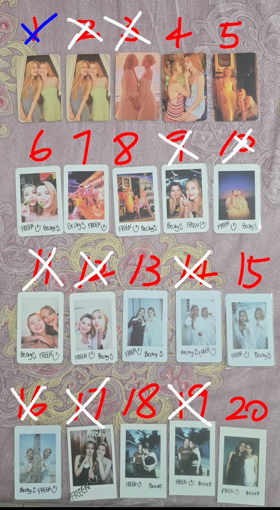 各種小卡（2張出貨）