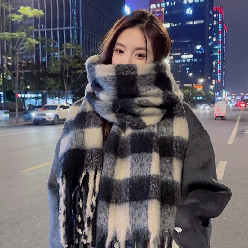 升級300克！冬季必備/顯臉小圍巾/拍照神器