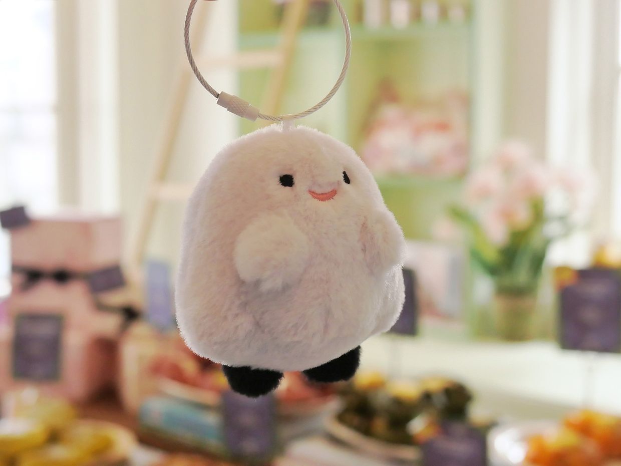 Fluffy Ghost鑰匙圈