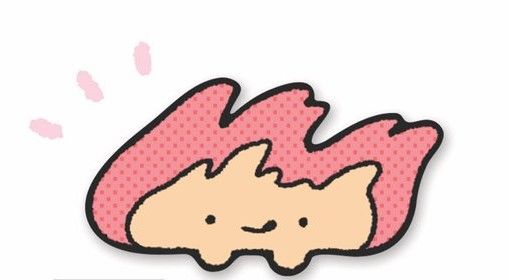 등불 스티커 火焰貼紙