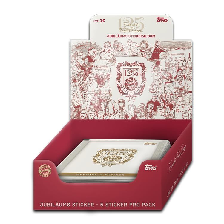 「GOH’S」Topps 24/25 Bayern Munich 125th Anniversary 貼紙單包