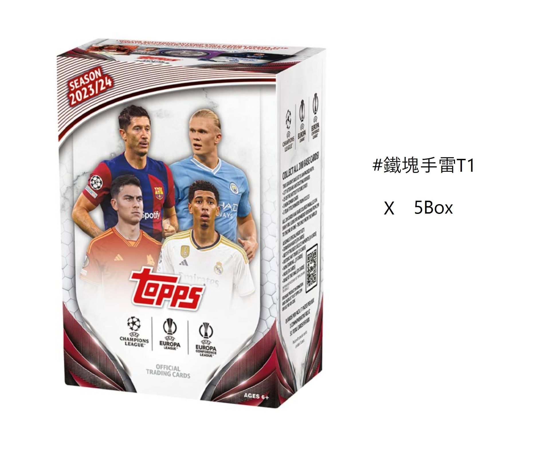 「GOH’S」團拆 23/24 Topps UCC 鐵塊手雷 5盒 #鐵塊手雷T1