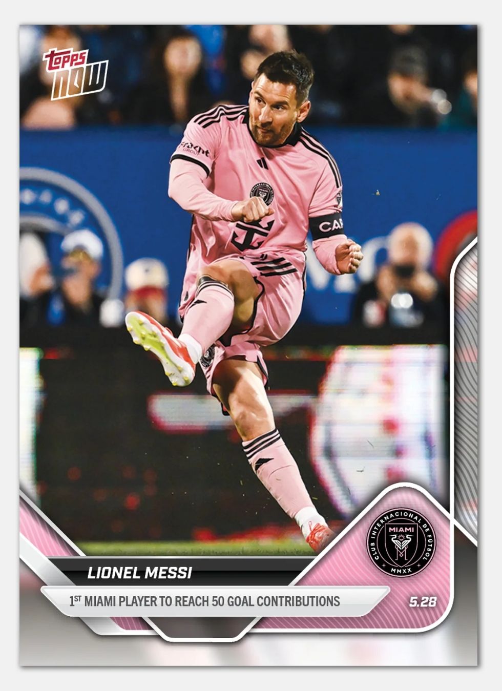 「GOH’S」Topps Now 梅西成為首位邁阿密50進球貢獻