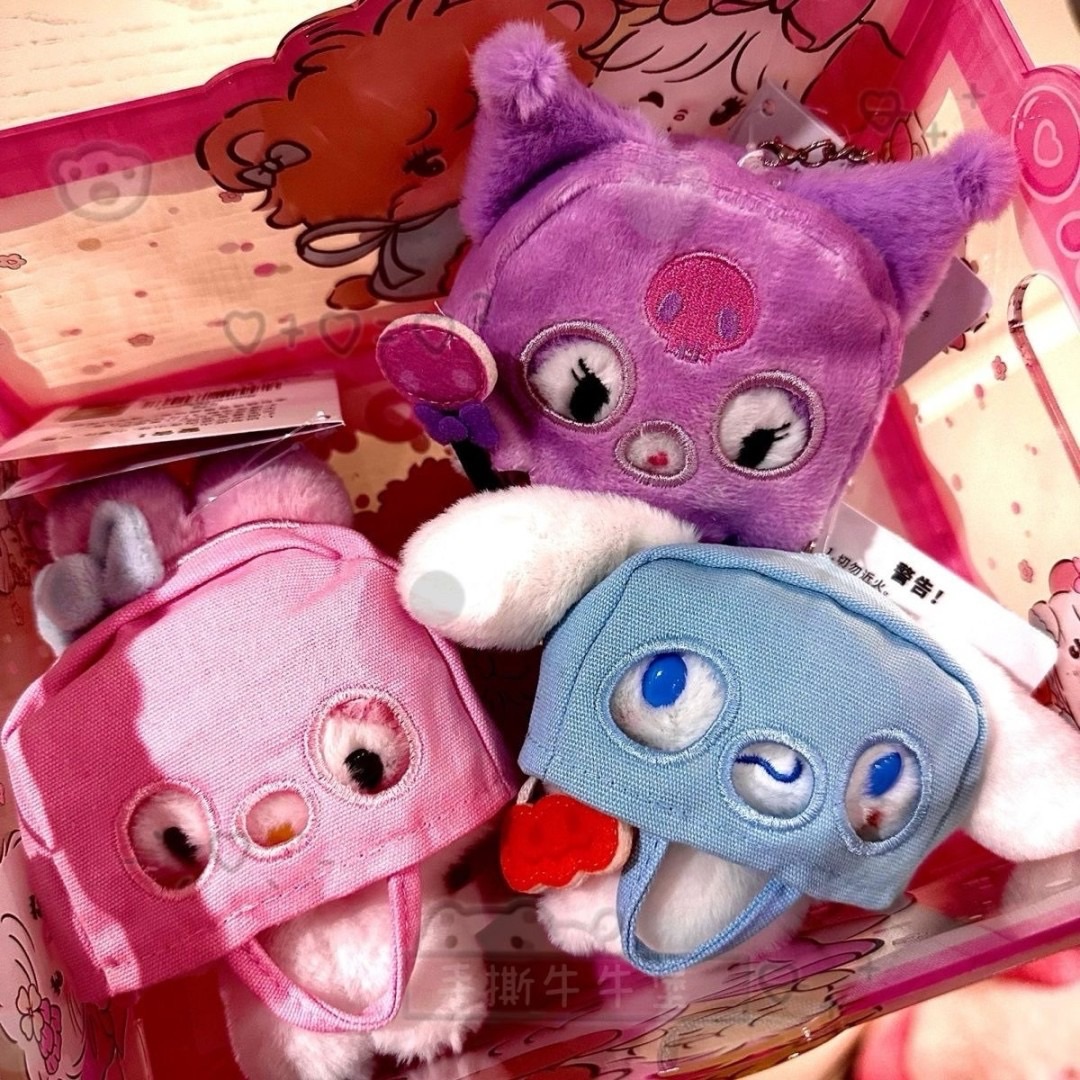 三麗鷗可愛鬼 萬聖節 庫洛米美樂蒂玉桂狗布丁狗掛件禮物軟妹掛飾