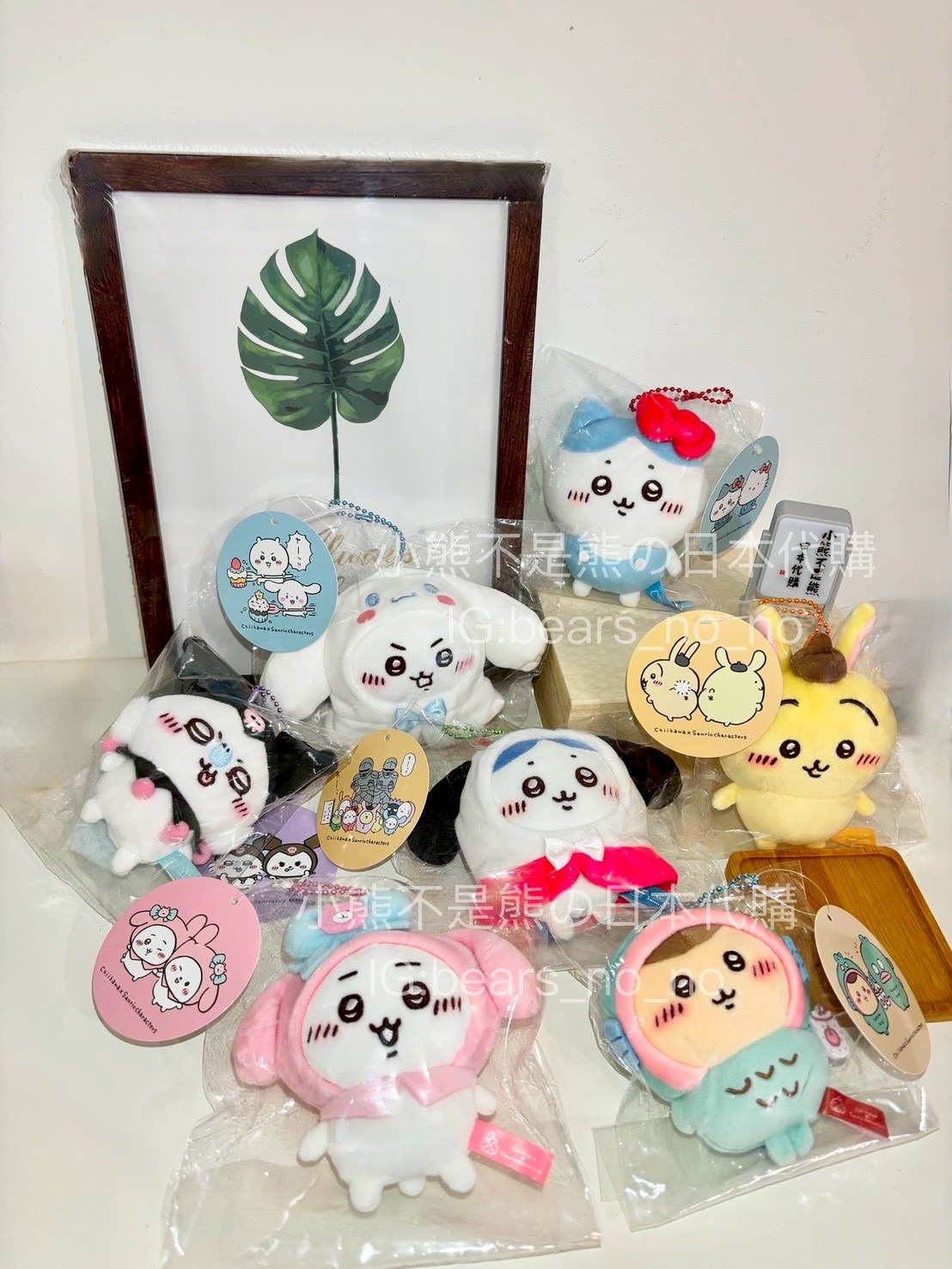 吉伊卡哇x三麗鷗聯名吊飾