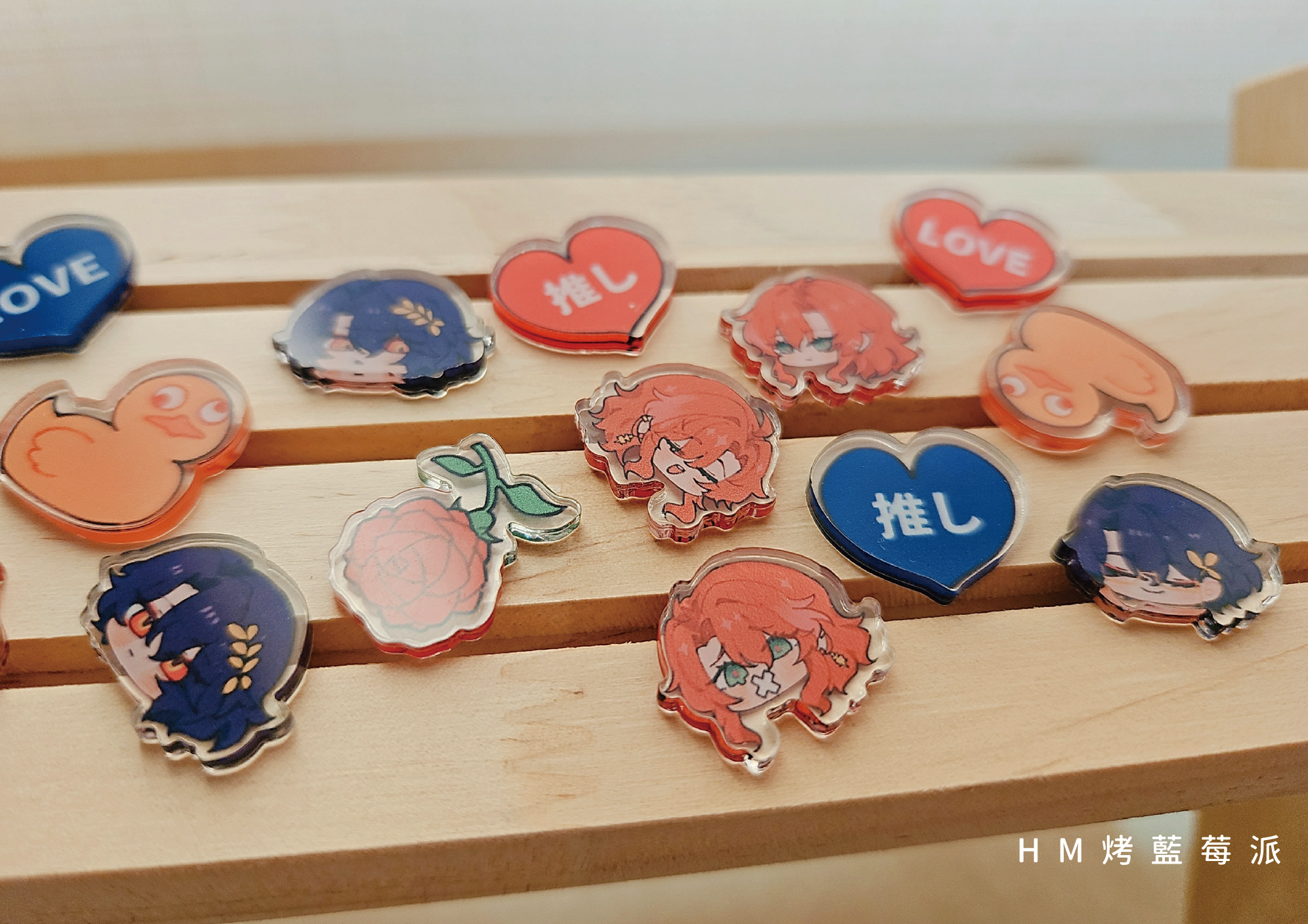 迷你壓克力片片 銀枝款/真理醫生款