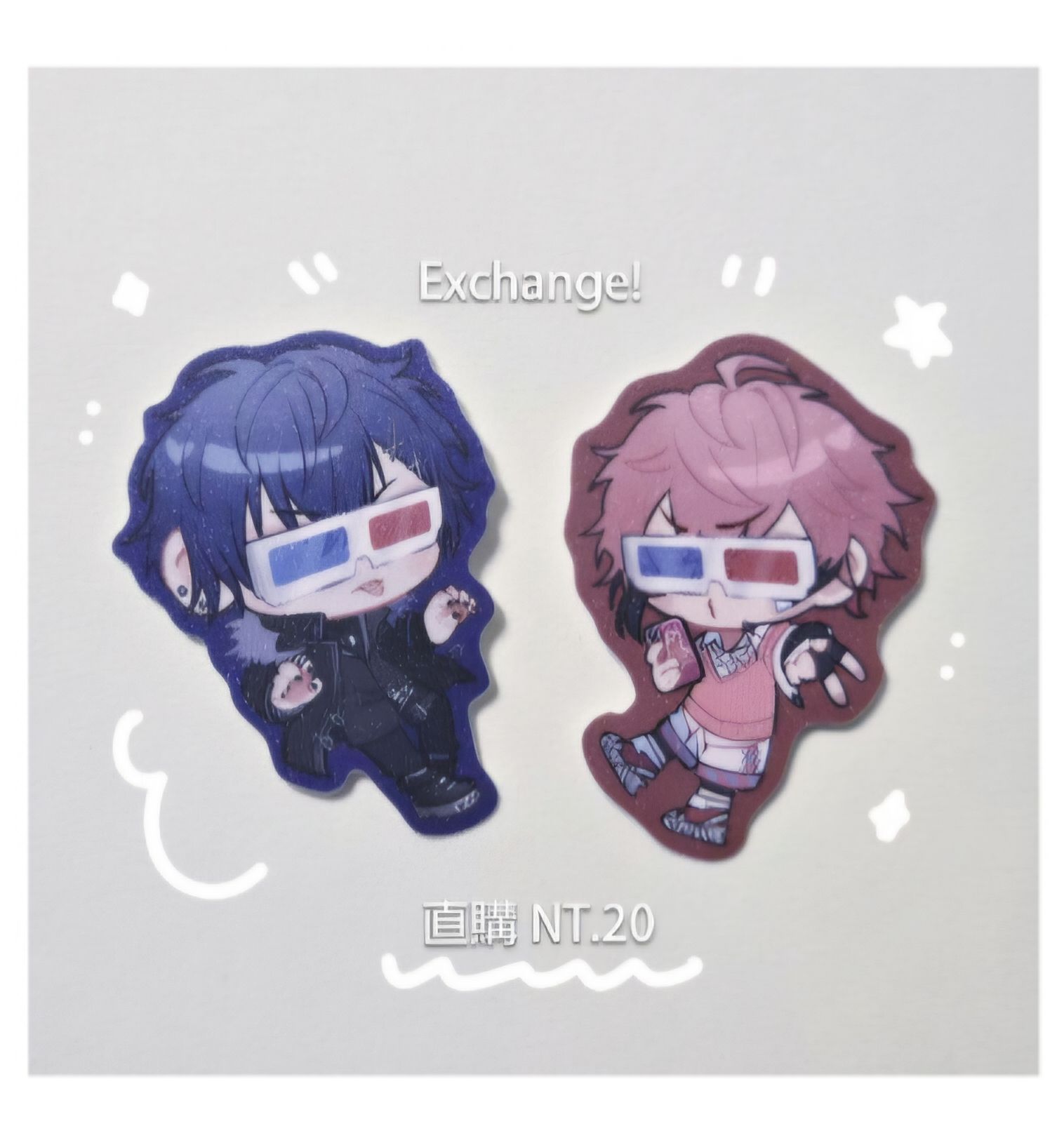 ぎゃうるふ 全斷貼紙