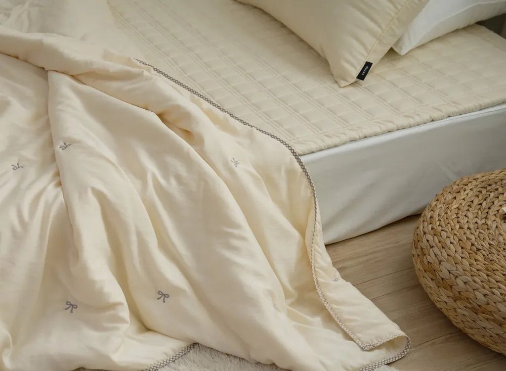 (預購)韓國冰感無印蝴蝶結沁涼舒眠被 涼被_莫代爾冷感纖維(5色)