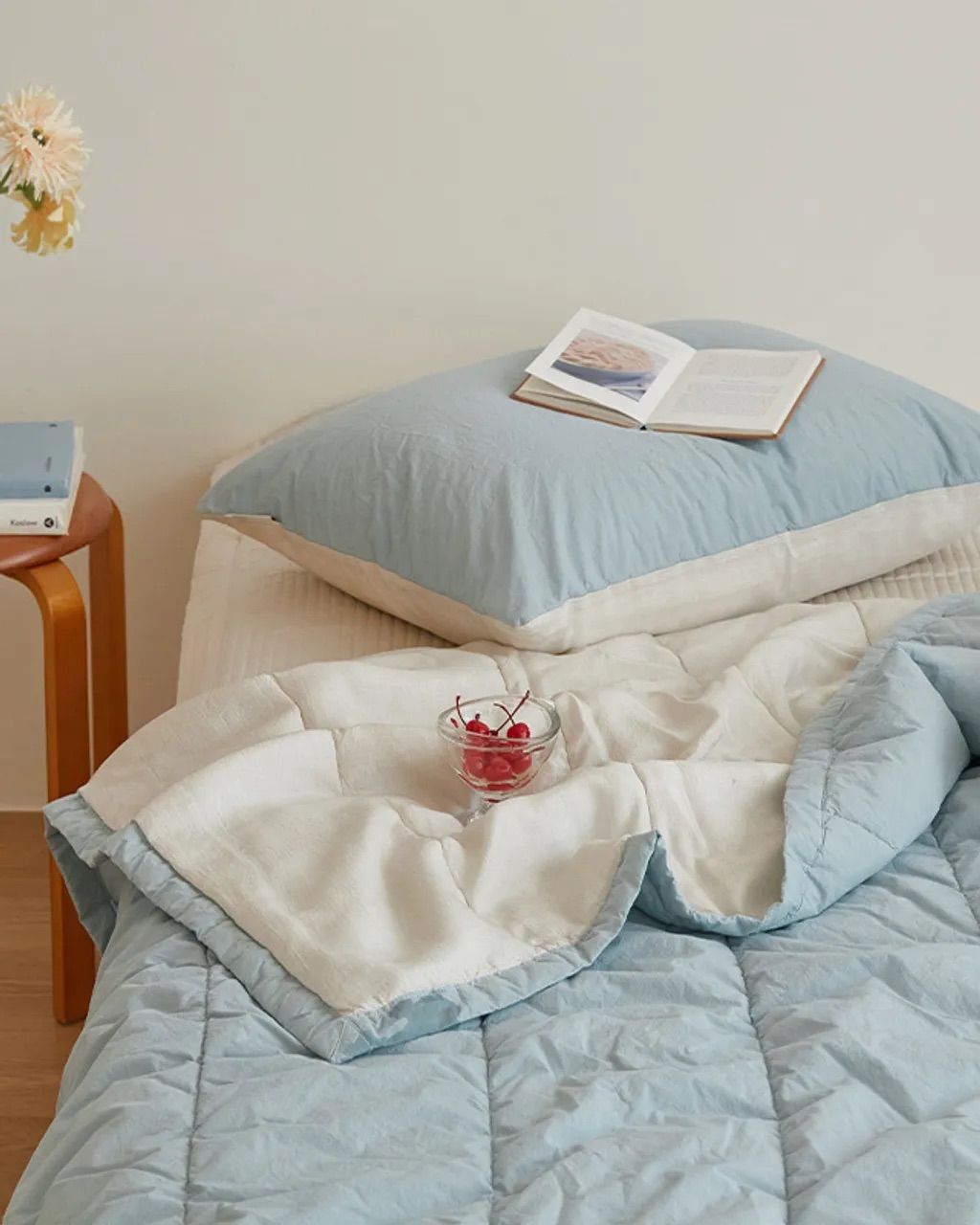 (預購)韓國maatila夏日飯店系列雙材質涼被_60支純棉x人造絲纖維(9色)