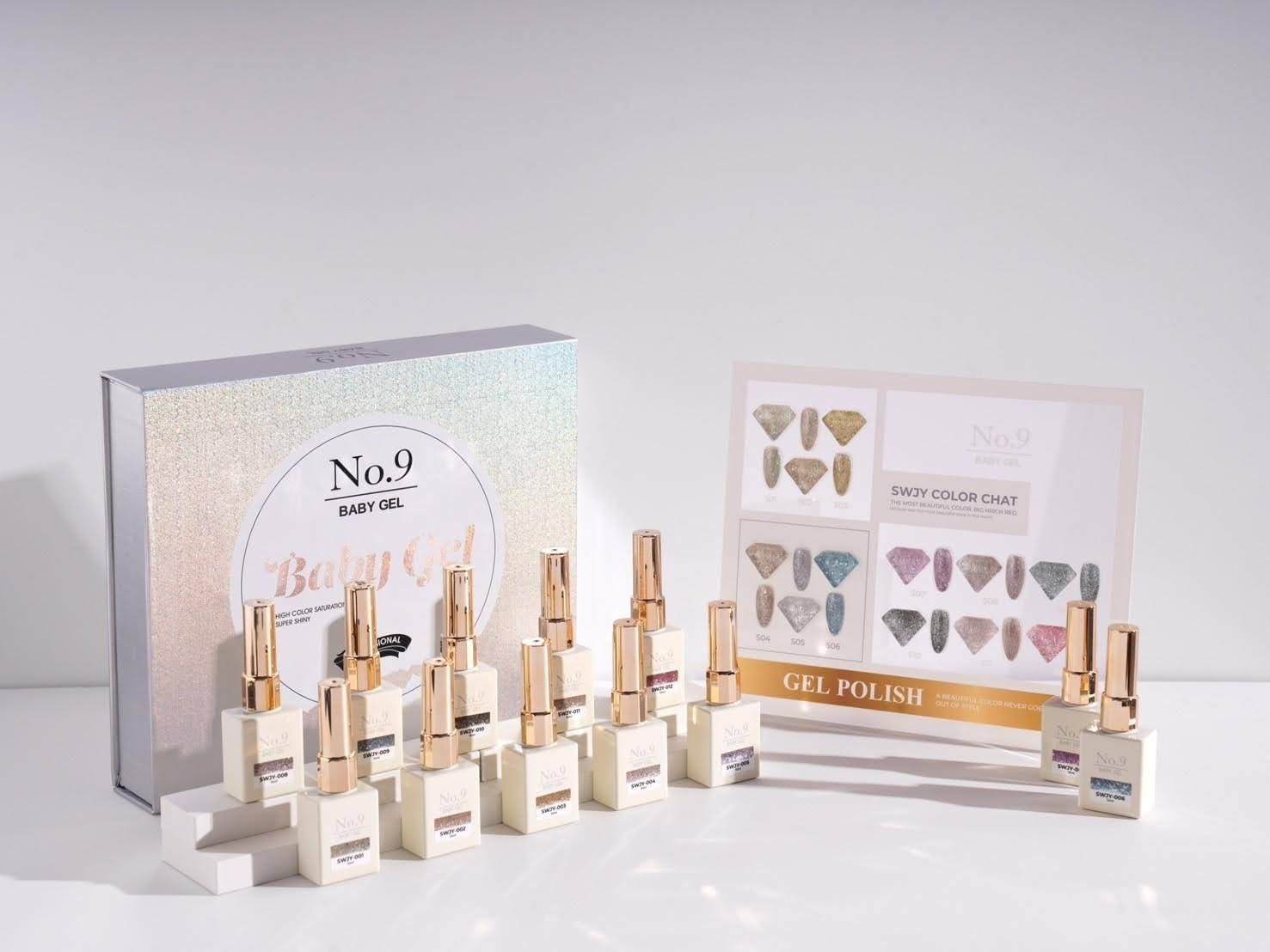 No.9璀璨金沙膠01~12 單瓶/套組