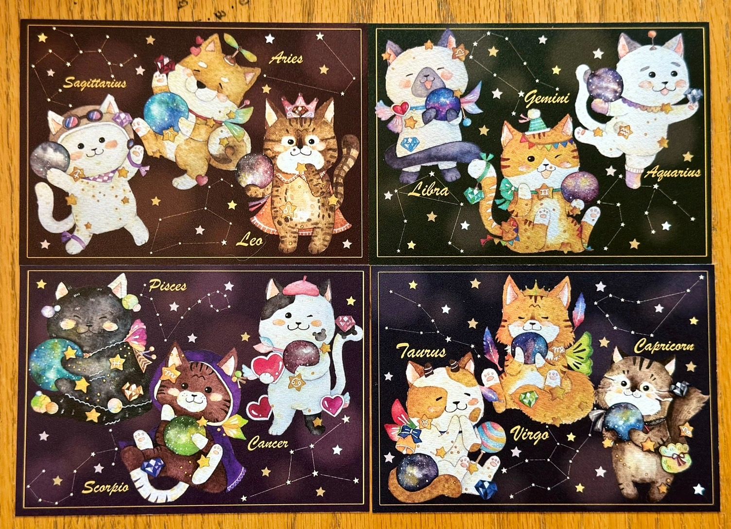 Mr.307 小七先生 - 星座系列明信片