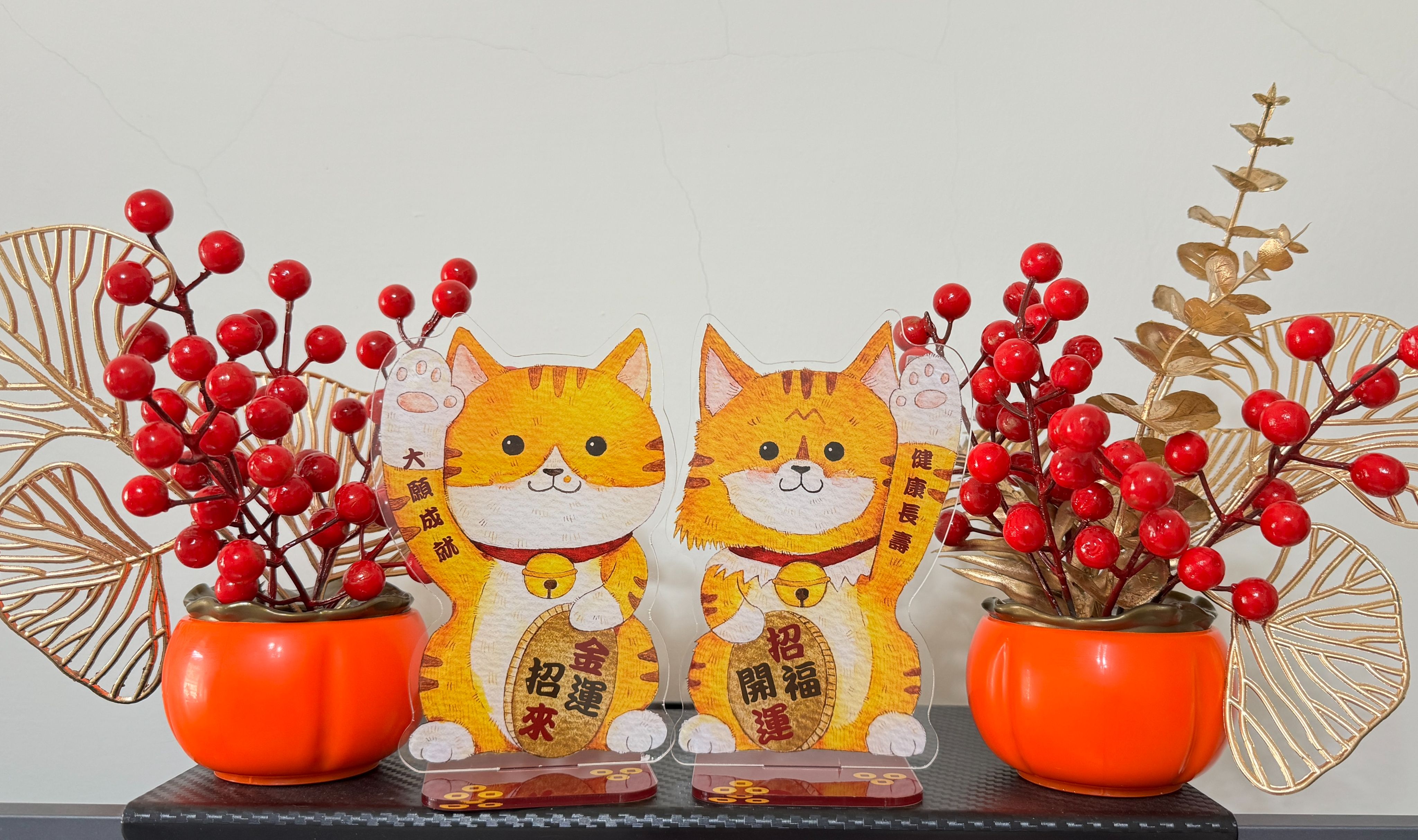 Mr.307小七先生_招財招福15CM立牌