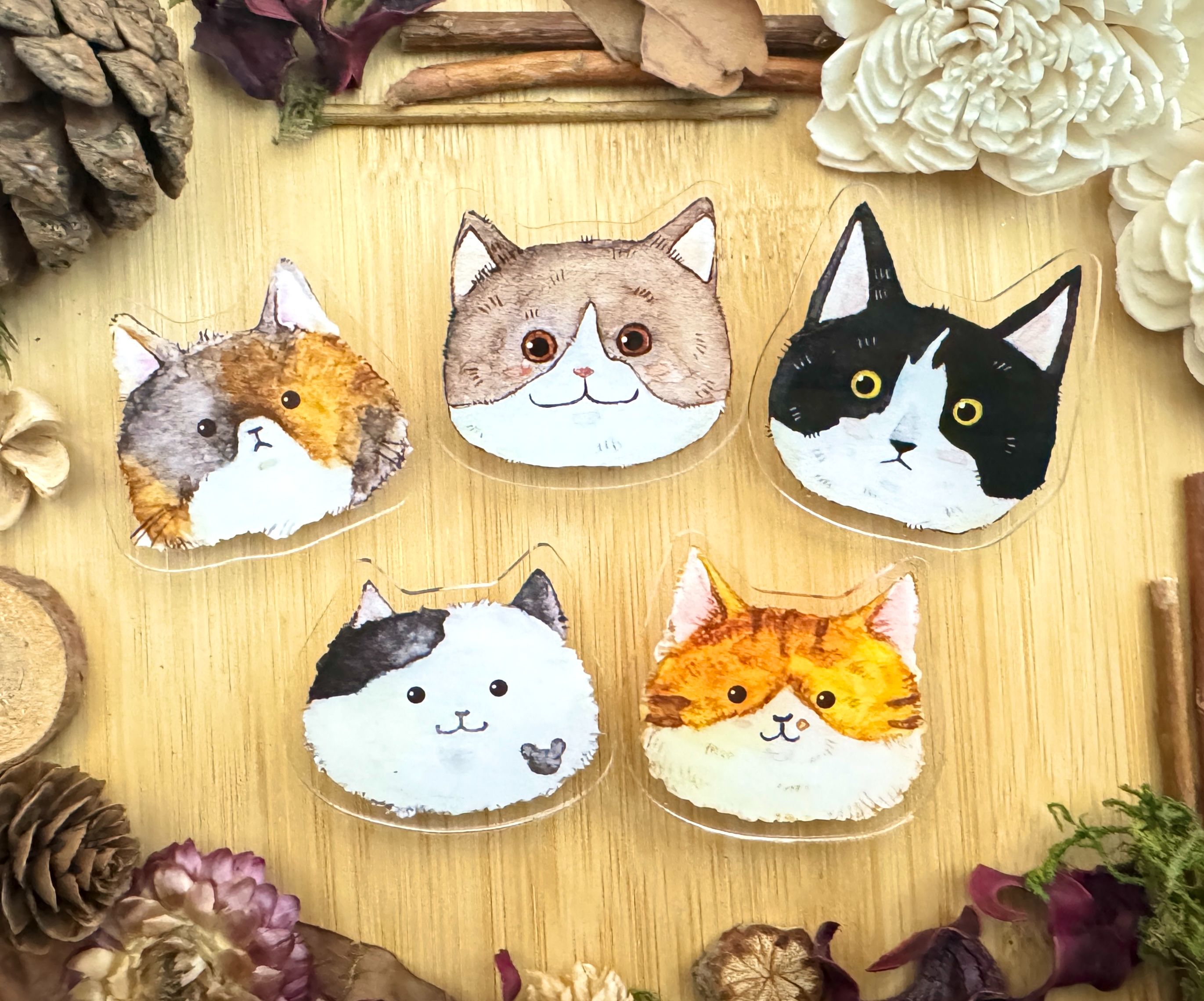 Mr.307小七先生_角色圖鑑系列之角色壓克力夾子