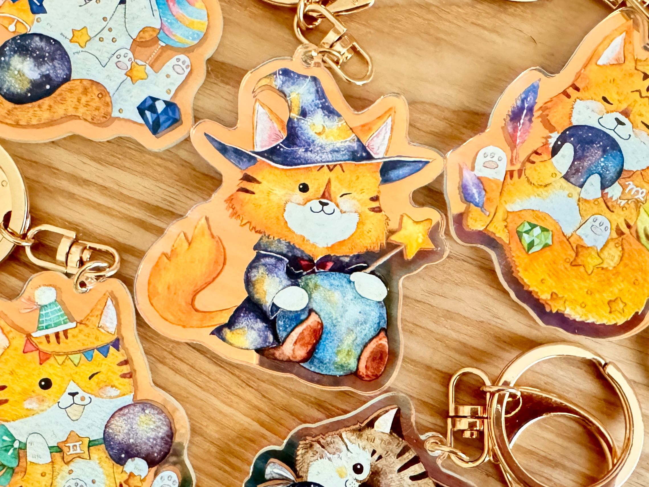 Mr.307 小七先生 - 12星座系列鑰匙圈