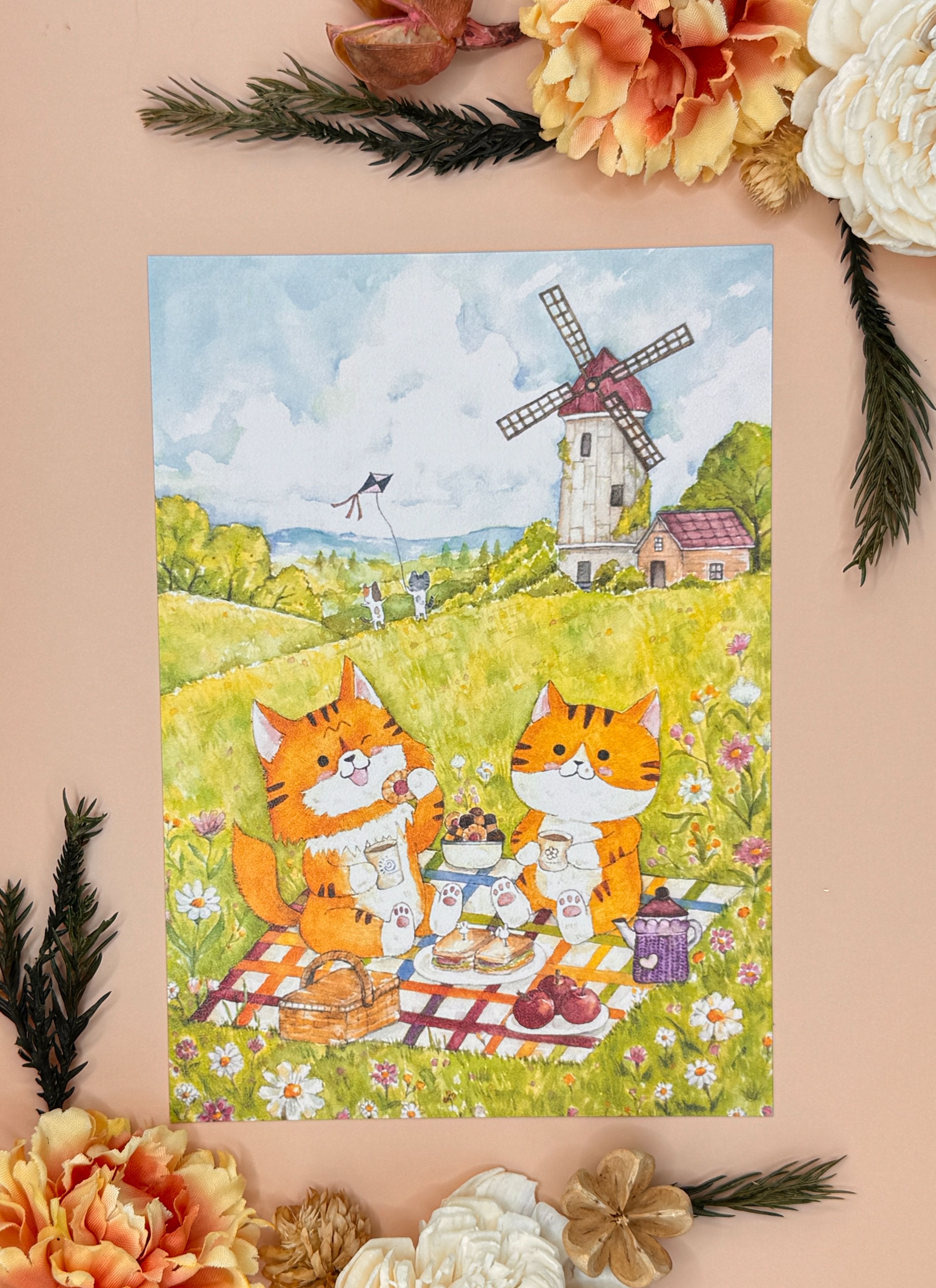 Mr.307 小七先生 _山上的幸福-明信片