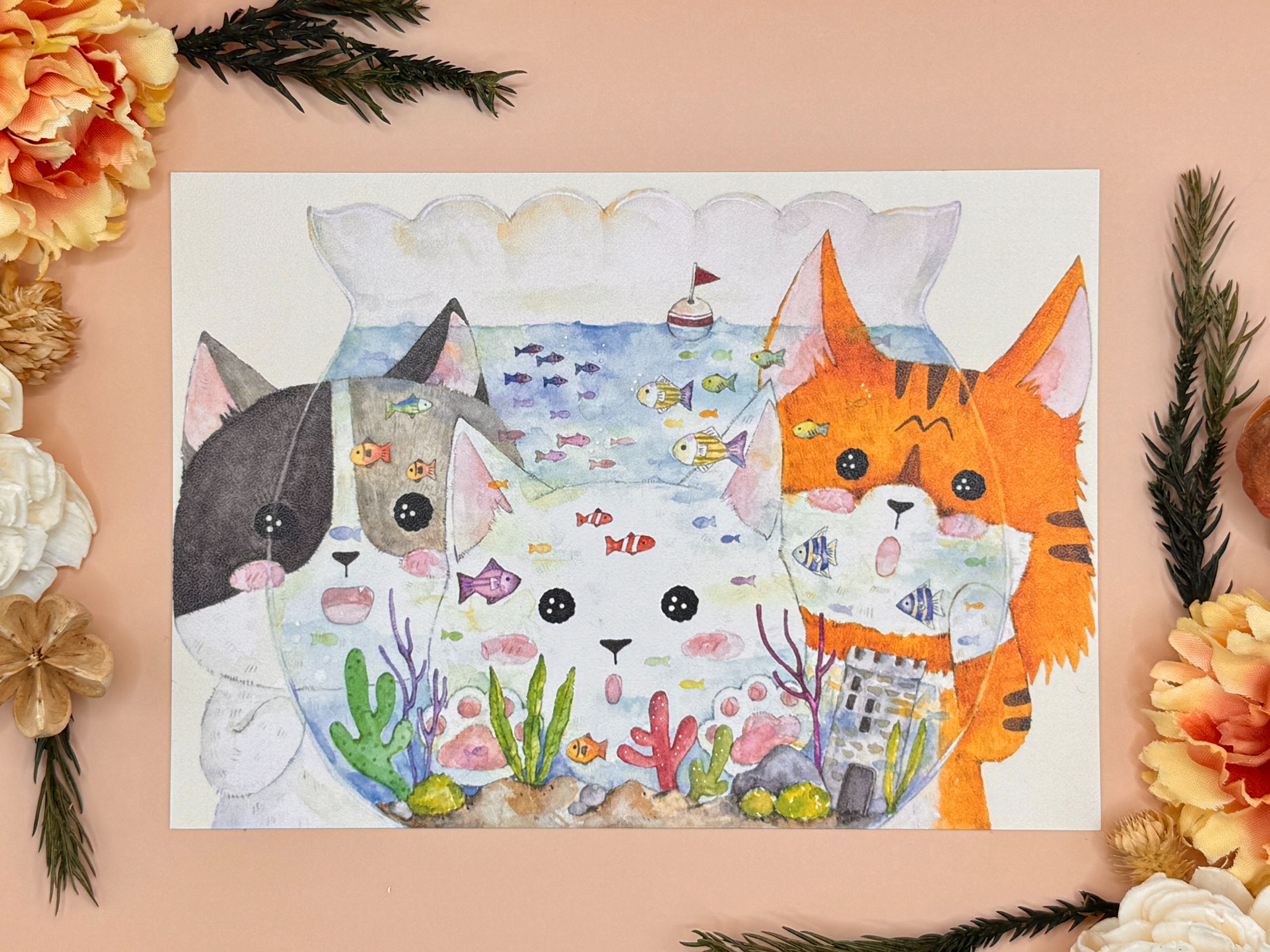 Mr.307 小七先生 - 哇!   明信片