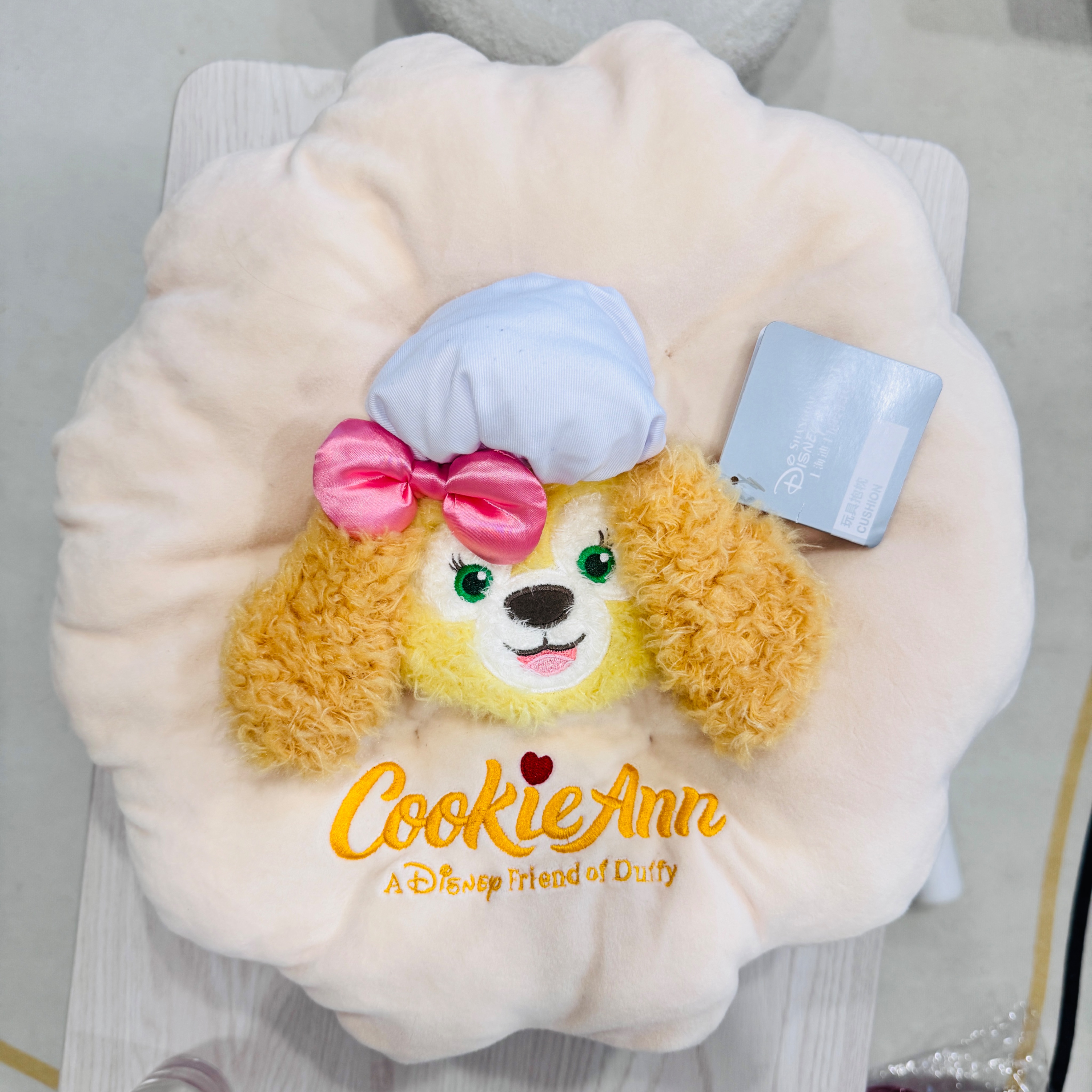 上海迪士尼樂園 可琪安 餅餅 CookieAnn 抱枕（微瑕） 便宜出清!現貨秒發!
