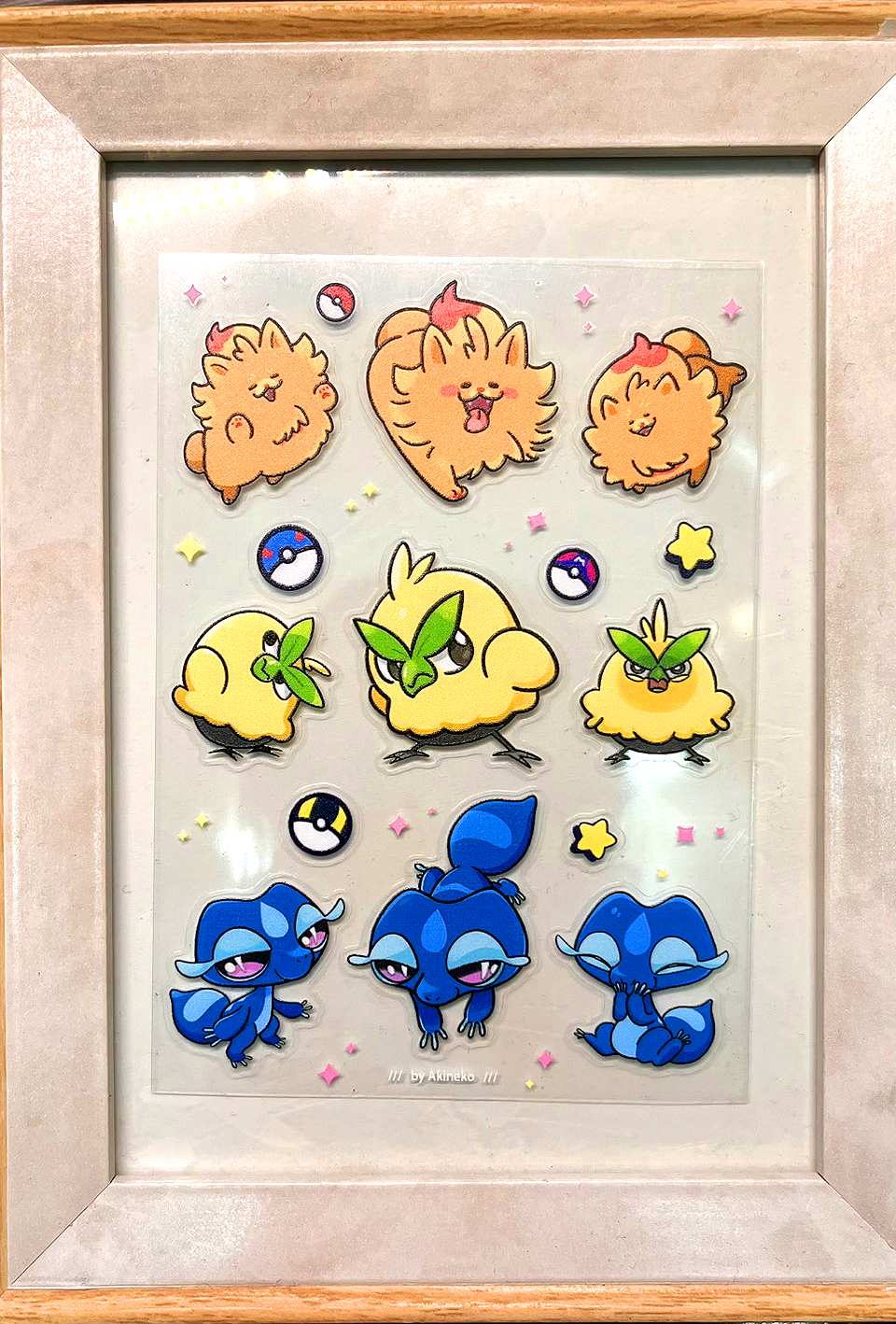 風波御三家透明貼紙10X14cm