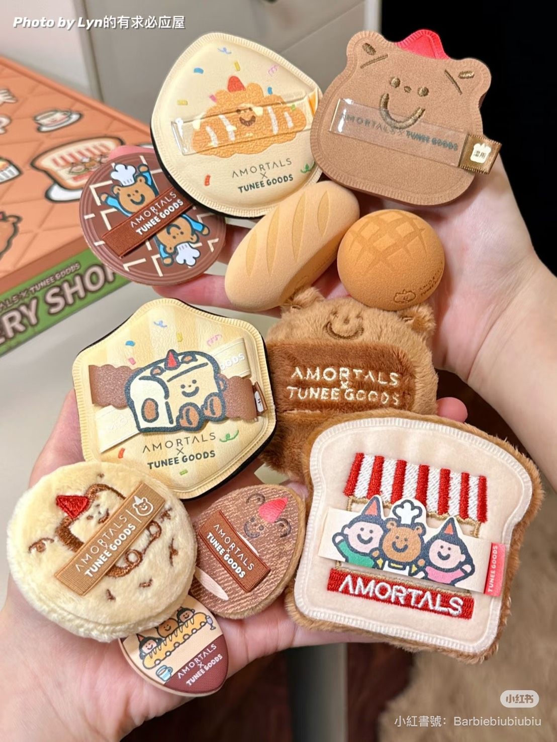 🥯爾木萄粉撲 TUNE GOODS麵包系列🥖送收納盒