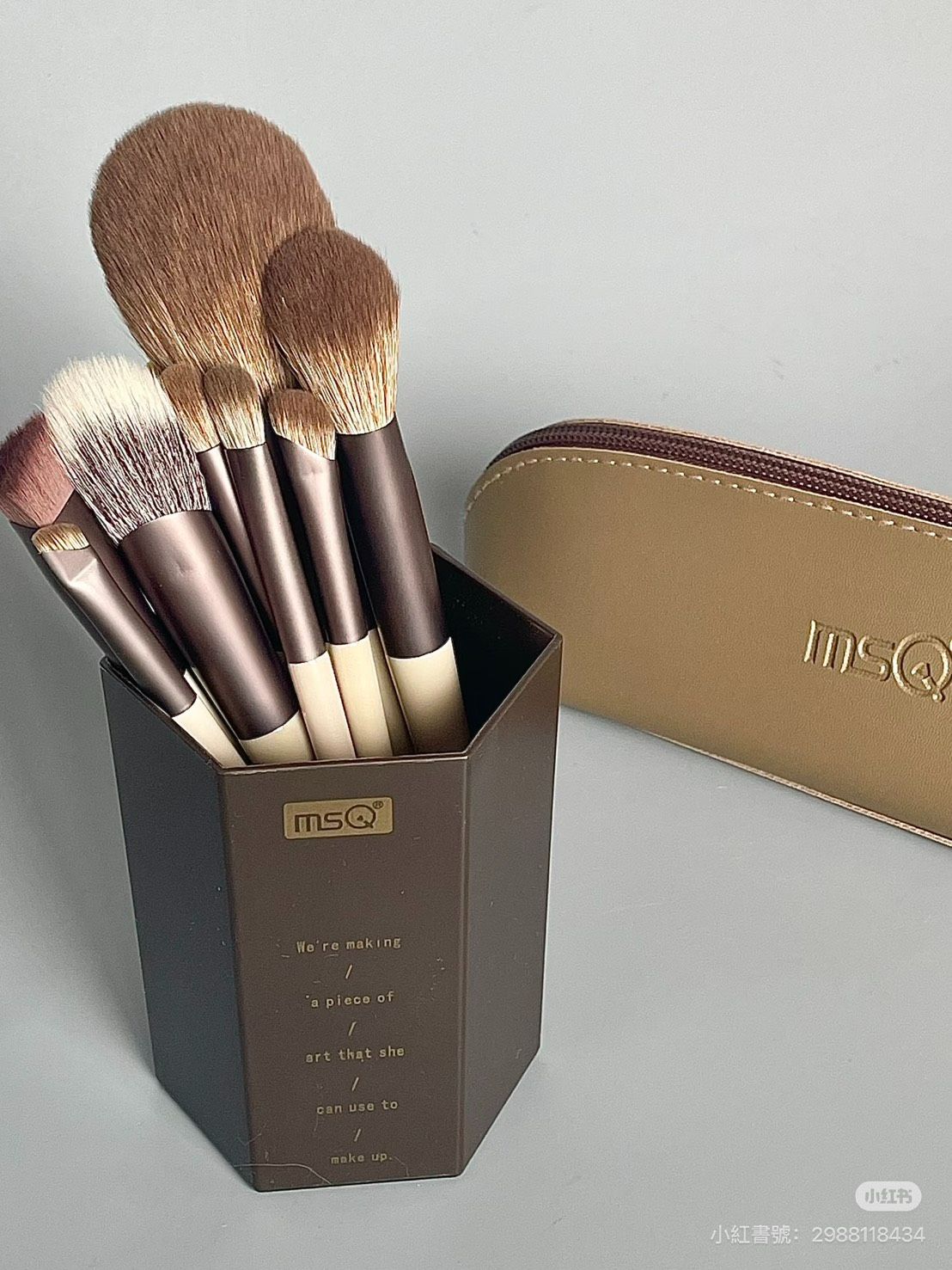 𝐌𝐒𝐐魅絲蔻 摩卡化妝刷☕️送刷包➕刷桶🤎