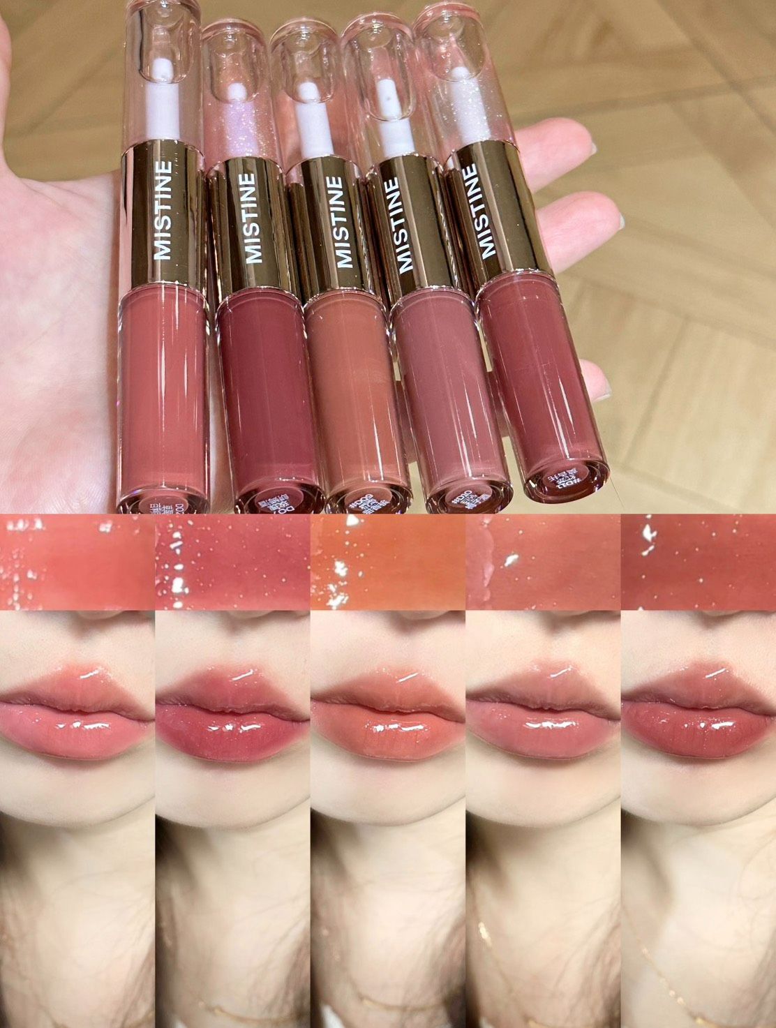 𝑴𝒊𝒔𝒕𝒊𝒏𝒆蜜絲婷雙頭唇釉 霧面唇釉 亮面唇釉
