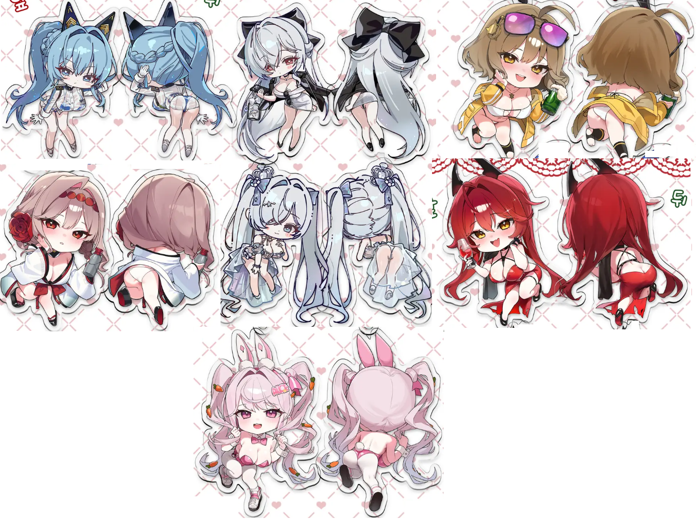 妮姬 Nikke 韓國同人 吊飾