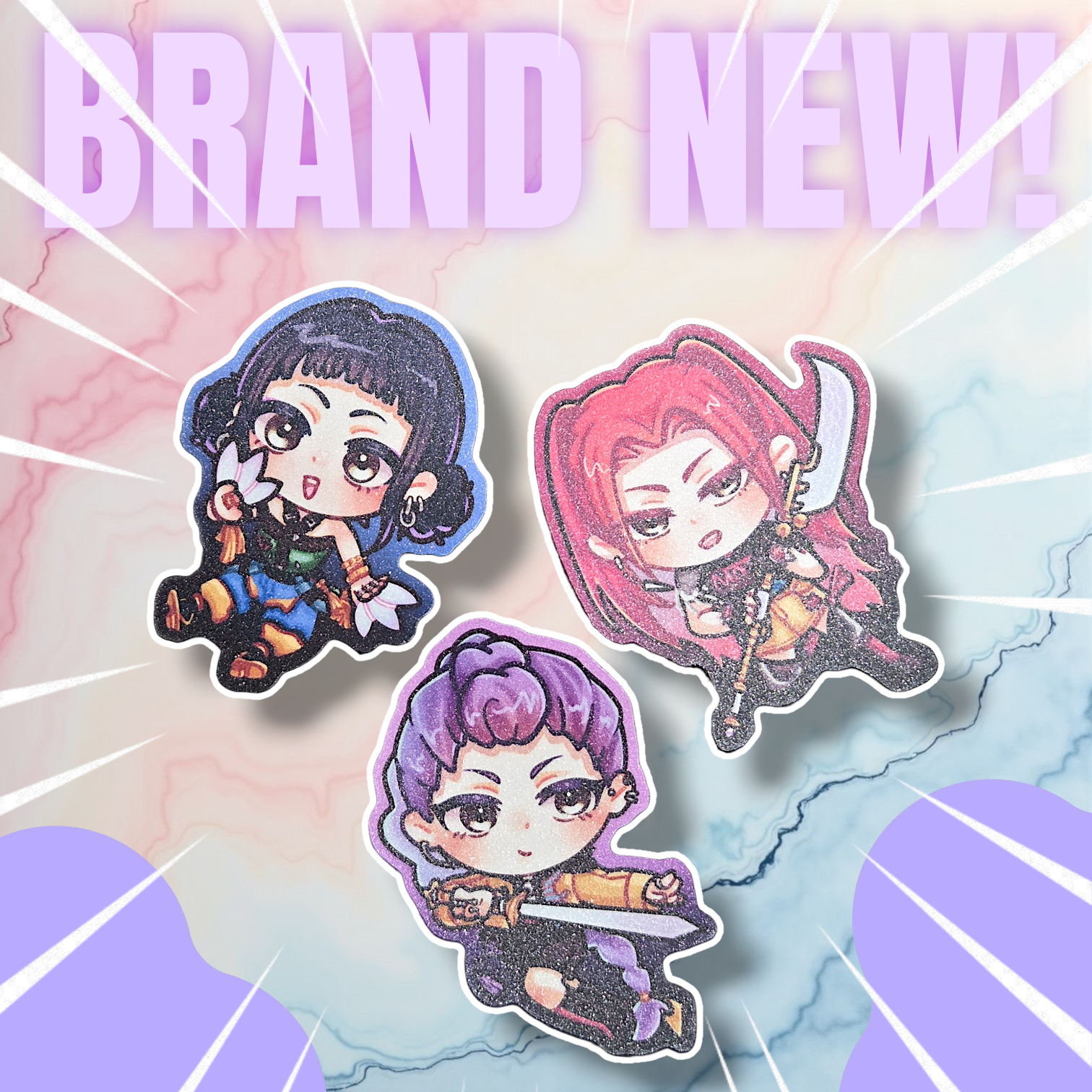 獵魔女團二創｜防水貼紙｜明信片🪩