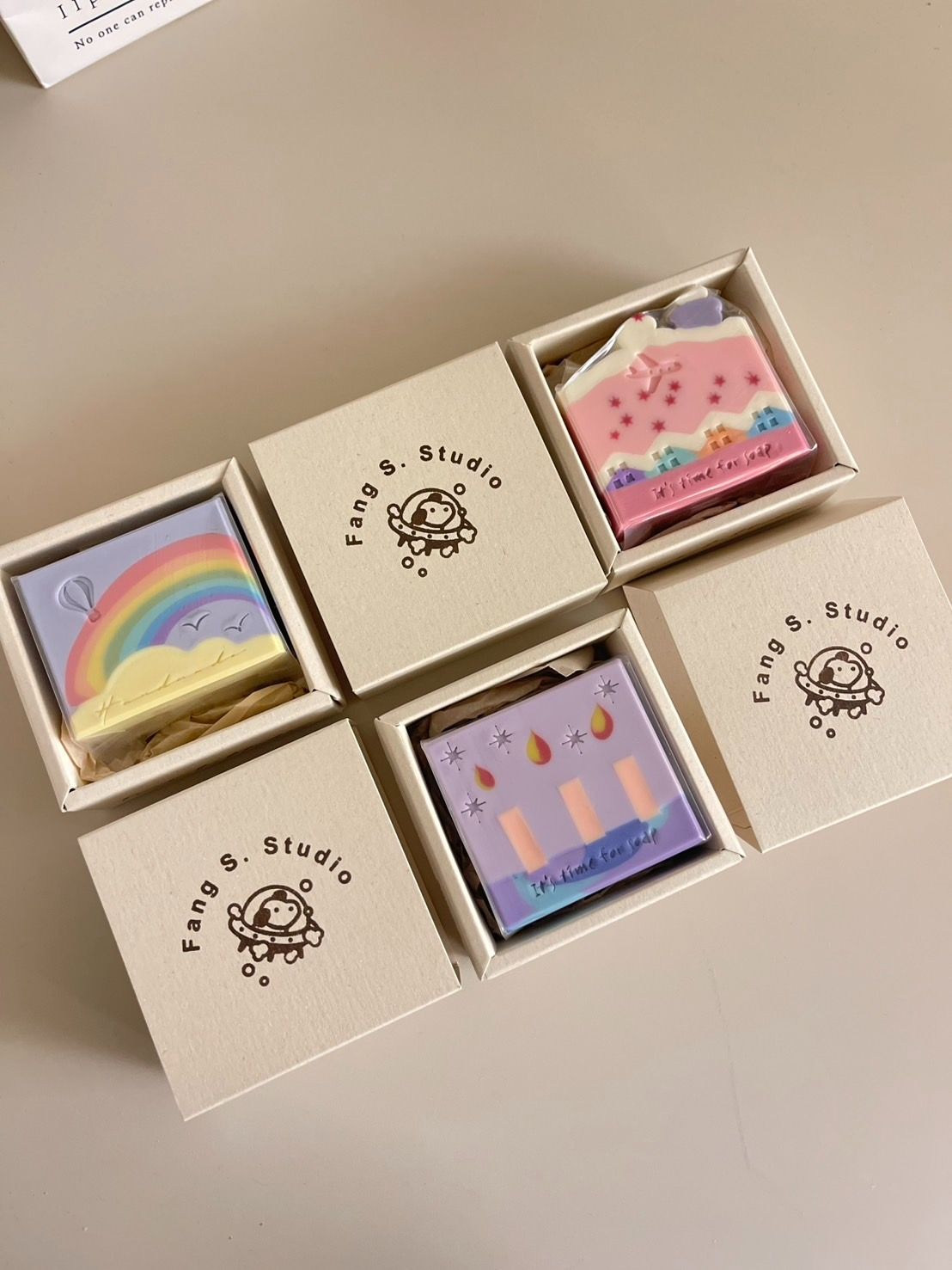 單入盒裝渲染皂（樣式歡迎進入挑選）